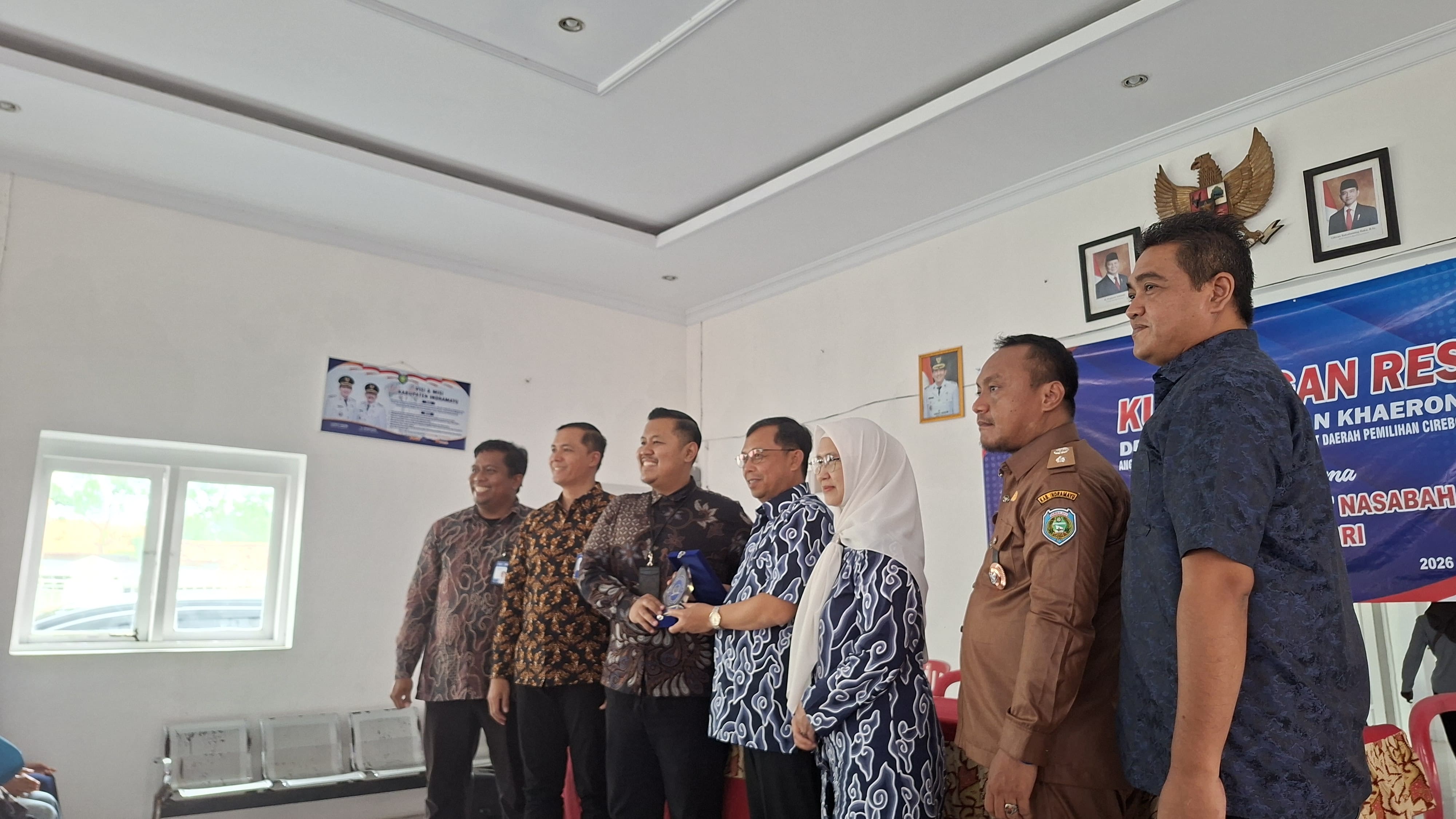 KUNJUNGAN RESES ANGGOTA DPR RI, DPRD PROVINSI JAWA BARAT, DAN DPRD KABUPATEN INDRAMAYU DI DESA KARANGAMPEL